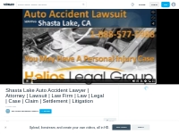 Shasta Lake Auto Accident Lawyer | Attorney | Lawsuit | Law Firm  | La