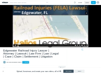 Edgewater Railroad Injury Lawyer | Attorney | Lawsuit | Law Firm  | La