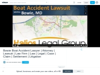 Bowie Boat Accident Lawyer | Attorney | Lawsuit | Law Firm  | Law | Le