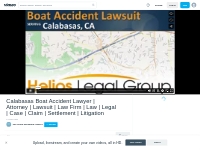 Calabasas Boat Accident Lawyer | Attorney | Lawsuit | Law Firm  | Law 
