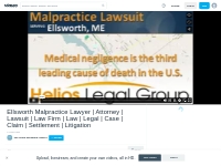 Ellsworth Malpractice Lawyer | Attorney | Lawsuit | Law Firm  | Law | 