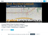 Council Bluffs Boat Accident Lawyer | Attorney | Lawsuit | Law Firm  |