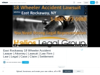 East Rockaway 18 Wheeler Accident Lawyer | Attorney | Lawsuit | Law Fi