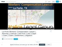 La Porte Workers  Compensation Lawyer | Attorney | Lawsuit | Law Firm 