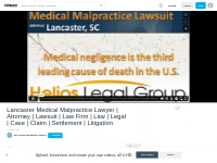 Lancaster Medical Malpractice Lawyer | Attorney | Lawsuit | Law Firm  