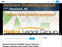 Havelock Veterans Disability Lawyer | Attorney | Lawsuit | Law Firm  |