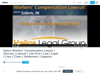 Salem Workers  Compensation Lawyer | Attorney | Lawsuit | Law Firm  | 