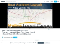 New Castle Boat Accident Lawyer | Attorney | Lawsuit | Law Firm  | Law