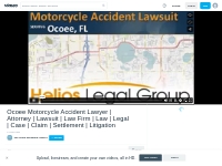 Ocoee Motorcycle Accident Lawyer | Attorney | Lawsuit | Law Firm  | La