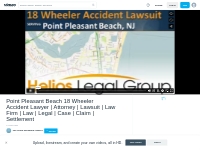 Point Pleasant Beach 18 Wheeler Accident Lawyer | Attorney | Lawsuit |