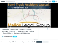 Smithfield Semi Truck Accident Lawyer | Attorney | Lawsuit | Law Firm 