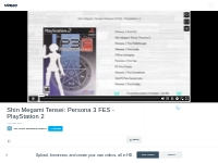 Shin Megami Tensei: Persona 3 FES - PlayStation 2 on Vimeo