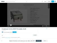 Cuisinart CGG-608 Portable Grill on Vimeo