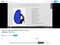 Sea to Summit SN240 Pack Cover Medium 50-70 ltr on Vimeo