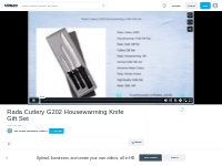 Rada Cutlery G202 Housewarming Knife Gift Set on Vimeo
