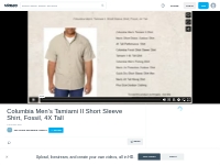 Columbia Men s Tamiami II Short Sleeve Shirt, Fossil, 4X Tall on Vimeo