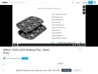 Wilton 2105-1620 Baking Pan, Steel, Gray on Vimeo