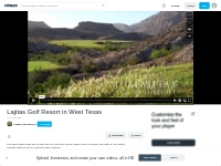 Lajitas Golf Resort in West Texas on Vimeo