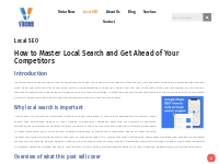 Get LOCAL SEO for Your site by optimizing for the Local area