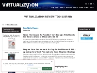 Free Downloads, White Papers & Webcasts -- Virtualization Review