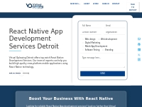 React Native App Development Services Company Detroit