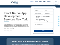 Best React Native App Development Services New York