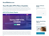 Top 46 Beautiful HTML Themes Compilation