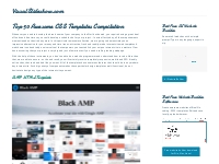 Top 50 Awesome CSS Templates Compilation