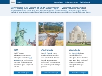Eenvoudig uw visum of ESTA aanvragen - VisumBuitenland.nl