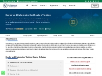 Docker and Kubernetes Certification Online Training - VISWA
