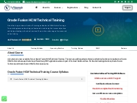 Oracle Fusion HCM Technical Online Training India - VISWA