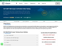 SAP ABAP Web Dynpro Certification Online Training - VISWA