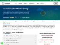 SQL Server DBA Training | 100% Job Oriented Training - VISWA