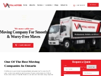 Local Moving Company In Ontario | Request Free Online Quote