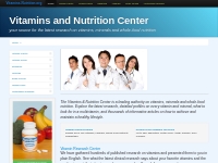 Vitamins Information Center - A comprehensive database of Vitamin Rese