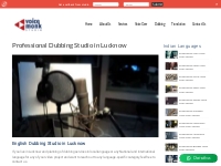 Dubbing Studio in Lucknow | Voice Over Studio in Lucknow