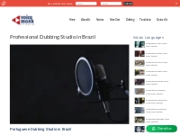 Dubbing Studio in Brazil | Voice Over Studio in Brazil