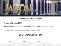 Contact W3 Domains and Networks (aka: W3 Domain Names)