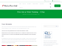First Aid at Work Training - delivered directly in your workplace