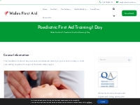 Paediatric First Aid Training 1 Day Course - North Wales