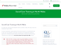 Social Care Training in North Wales for the Care Home sector