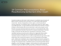14 Common Misconceptions About Mesothelioma Settlement ...