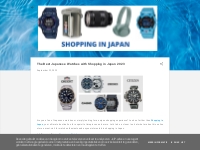 The Best Japanese Watches with Shopping in Japan 2023