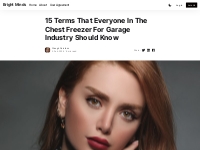 15 Terms That Everyone In The Chest Freezer For Garage Industry Should