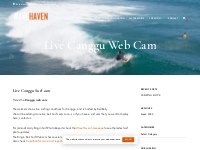 Live Canggu Web Cam - WaveHaven / Rote Surf Accommodation