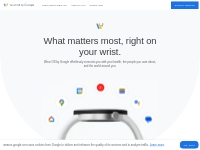 Wear OS by Google | The smartwatch operating system that connects you 