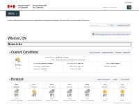 Wiarton, ON - 7 Day Forecast - Environment Canada