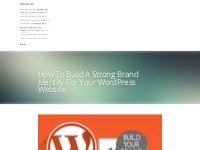 How To Build A Strong Brand Identity For Your WordPress...