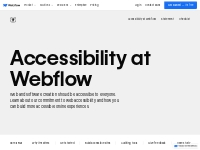 Web accessibility: guide, courses, and features | Webflow