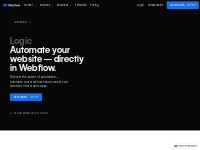 Automate and connect your website | Webflow Logic